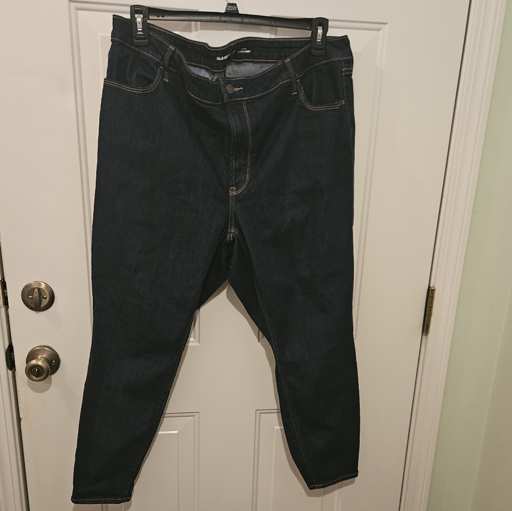 Old Navy Blue Super Skinny Jeans
